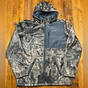 Habit Water & Wind Resistant Iron Rock Hooded Sherpa Shell Jacket Large NWOT